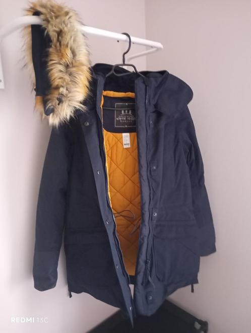 Damesparka Quechua maat L, Kleding | Dames, Jassen | Winter, Zo goed als nieuw, Maat 42/44 (L), Blauw, Ophalen of Verzenden