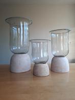 windlicht, Ophalen, Hout, 25 tot 50 cm
