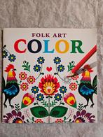 Folk Art Color kleurenboek, Ophalen of Verzenden, Nieuw, Overige typen
