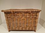Sterke mand met deksel, Huis en Inrichting, Gebruikt, Mand, Ophalen of Verzenden, Riet