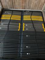 Lattenbodems, Ophalen, 90 cm, Tweepersoons, Zo goed als nieuw