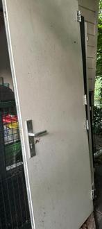 hardhouten stompe buitendeuren, Ophalen, Gebruikt, 80 tot 100 cm, Buitendeur