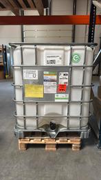 1000 liter ibc op stalen onderstel met kraan, 150 liter of meer, Ophalen of Verzenden, Zo goed als nieuw, Metaal