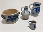Keulse Potten Set - Vintage Aardewerk, Antiek en Kunst, Antiek | Keramiek en Aardewerk, Ophalen of Verzenden