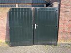 Twee schuur-/tuindeuren, Tuin en Terras, Ophalen, Zo goed als nieuw, Hout