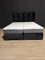 Boxspring 180x200 met Emma Matrassen, Huis en Inrichting, Slaapkamer | Boxsprings, Gebruikt, Zwart, Tweepersoons, Ophalen of Verzenden