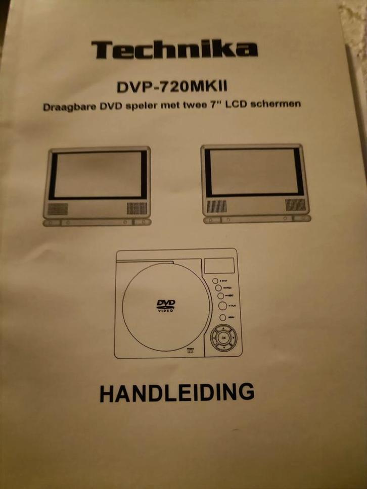 Draagbare DVD speler voor in de auto, Audio, Tv en Foto, Dvd-spelers, Gebruikt, Dvd-speler, Overige merken, Draagbaar, Ophalen of Verzenden