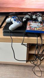 PS4 Slim plus 2 controllers & GTA 5, Spelcomputers en Games, Spelcomputers | Sony PlayStation 4, Ophalen of Verzenden, Zo goed als nieuw