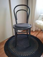 Vintage Thonet houten stoel / bistrostoel, Huis en Inrichting, Stoelen, Ophalen, Zwart, Zo goed als nieuw, Eén