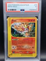 Entei holo 2003 pokemon Aquapolis #h8 PSA 3, Verzenden, Zo goed als nieuw, Losse kaart