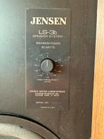 **VERKOCHT** Jensen LS-3b, gereviseerd, zeer mooi., Zo goed als nieuw, Bosschendijk 193b, Oudenbosch, Front, Rear of Stereo speakers