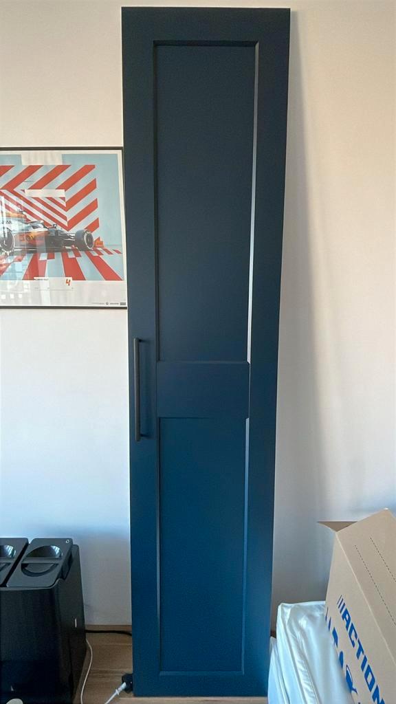 Ikea deur pax kast grimo donkerblauw, Huis en Inrichting, Kasten | Kledingkasten, Zo goed als nieuw, 200 cm of meer, 50 tot 100 cm