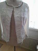 Wit jeans jasje van LIU JO ,MT 40 /42 ( IT.maat 46 ), Maat 42/44 (L), Ophalen of Verzenden, Liu Jo, Wit