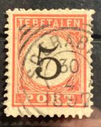 Nederlands Indië Portzegel 6CII, Postzegels en Munten, Postzegels | Nederland, Verzenden, T/m 1940, Gestempeld