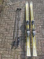 Gele Syntro S10 Dames Ski's met Stokken - 170 cm & 120 cm, Overige merken, 160 tot 180 cm, Ophalen of Verzenden, Zo goed als nieuw