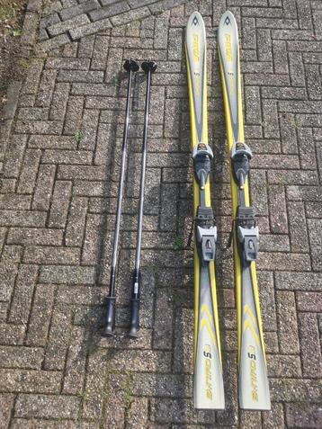Gele Syntro S10 Dames Ski's met Stokken - 170 cm & 120 cm beschikbaar voor biedingen