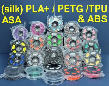 Sunlu Filament (silk) PLA+ / PLA CF / PETG / TPU / ABS / ASA beschikbaar voor biedingen