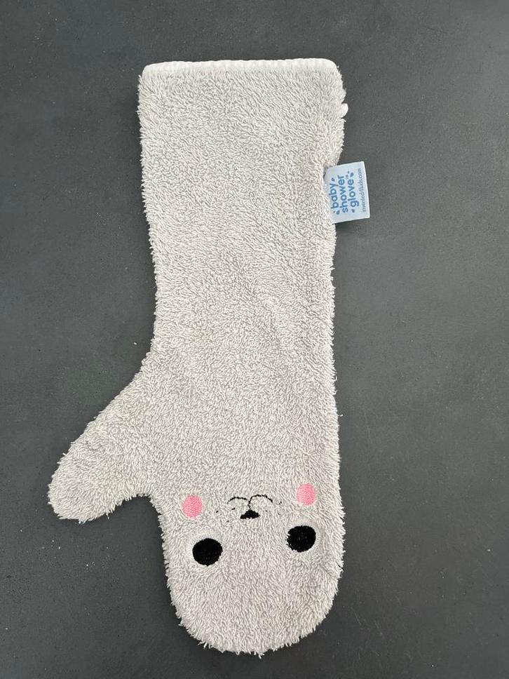 Baby Douche Handschoen Beer, Kinderen en Baby's, Badjes en Verzorging, Zo goed als nieuw, Overige typen, Overige merken, Standaard