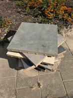8x Tegels 60x60cm GRATIS, Ophalen, Zo goed als nieuw, Beton, Terrastegels