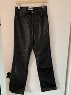 Te koop zwarte leren broek Zara wide maat 38, Maat 38/40 (M), Zwart, Ophalen of Verzenden, Zo goed als nieuw