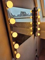 Spiegel met lampen, Ophalen of Verzenden, Zo goed als nieuw, Rechthoekig, Minder dan 100 cm