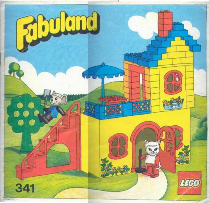 Lego Fabuland 341 + Veel Extra Poppetjes - Vintage 1979, Kinderen en Baby's, Speelgoed | Duplo en Lego, Gebruikt, Lego, Complete set