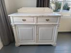 Commode brocante wit, Ophalen, Gebruikt, 50 tot 70 cm, 100 cm of meer