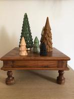 Bijzettafel, plantentafel, houten bajot-tafeltje, Ophalen, Gebruikt