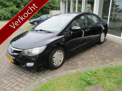 Honda Civic 1.3 Hybrid Zo mee! (bj 2008, automaat), Auto's, Honda, Bedrijf, Te koop, Civic, ABS, Airbags, Airconditioning, Alarm