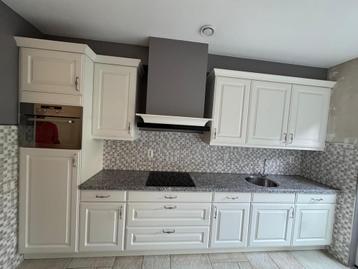 Complete Landelijke Rechte Keuken + Wandkast + GEDEMONTEERD beschikbaar voor biedingen