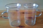 2 theeglazen, Glas of Glazen, Nieuw, Ophalen of Verzenden, Glas