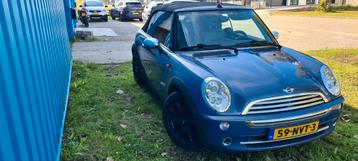 Mini 1.6 16V Cooper Cabrio 2004 Blauw beschikbaar voor biedingen