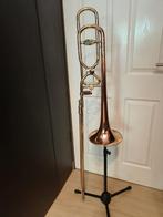 Nieuw, tenor Trombone Bb/F Jurgen Voigt, Ophalen of Verzenden, Nieuw, Tenor, Met koffer