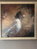 Candace Charlton ‘Nachtvlinder’ 80x80 olieverf op doek 2007, Antiek en Kunst, Kunst | Schilderijen | Klassiek, Ophalen