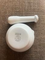 Porseleinen Vijzel met Stamper, Ophalen, Zo goed als nieuw