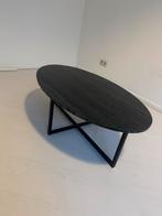 Salontafel Elize Marmer Ovaal Zwart, Ophalen, Overige materialen, Gebruikt, 100 tot 150 cm