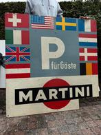 Martini origineel vintage bord, Ophalen, Gebruikt, Reclamebord