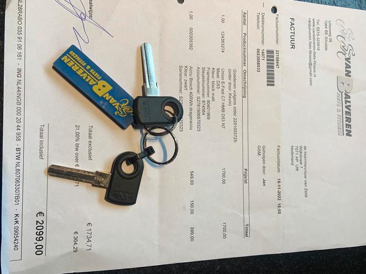 Te koop Union E bike, Fietsen en Brommers, Elektrische fietsen, Zo goed als nieuw, Overige merken, Ophalen