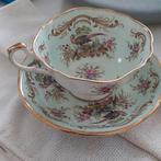 Antieke, porselein Paragon "Swansea" kop en schotel, Antiek en Kunst, Ophalen of Verzenden