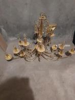 Kroonluchter / gouden lamp / voor plafond, Ophalen of Verzenden, Koper of Brons