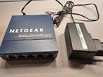 Netgear ProSafe 5-Poorts Gigabit Switch GS105, Computers en Software, Netwerk switches, Ophalen of Verzenden, Gebruikt
