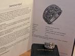 Art Deco Ring Diamond point, Ophalen of Verzenden, Met edelsteen, Dame, Goud