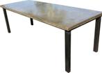 Industriële eettafel van beton & staal - Pimms Design -Nieuw, Ophalen, Overige materialen, 50 tot 100 cm, Vijf personen of meer