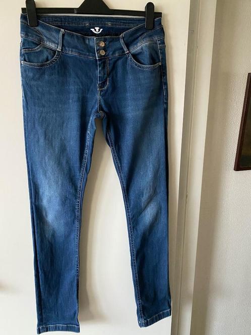 stretch jeans Tripper 40 blauw, Kleding | Dames, Spijkerbroeken en Jeans, Zo goed als nieuw, W30 - W32 (confectie 38/40), Blauw