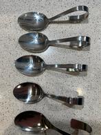 13 Zilverkleurige Amuselepels - Nieuw!, Ophalen of Verzenden, Nieuw, Rvs of Chroom, Los bestek