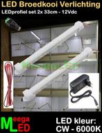 LED Verlichting SET 33cm voor Broedkooi Kweekkooi Vogelkooi, Ophalen of Verzenden, Nieuw, Aluminium, Broedkooi of Kweekkooi