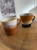 HK Living Americano Mokjes - Set van 2, Huis en Inrichting, Keuken | Servies, Ophalen, Keramiek, Zo goed als nieuw, Overige stijlen