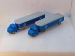 LEGO - 2 x MB INTERFRIGO - 1:87 -  Blauw, Ophalen of Verzenden, Gebruikt, Bus of Vrachtwagen, Overige merken