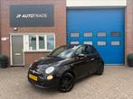 Fiat 500 TwinAir Lounge | Pano | Leder/Stof | Airco | 16" LM, Voorwielaandrijving, Euro 5, Zwart, Leder en Stof