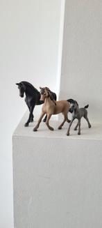 Schleich Arabieren paarden set hengst merrie veulen, Ophalen of Verzenden, Zo goed als nieuw, Paard, Beeldje of Figuurtje
